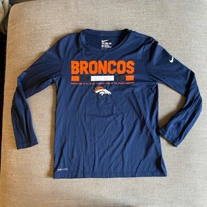 Nike Denver Broncos Long Sleeve Athletic Tee